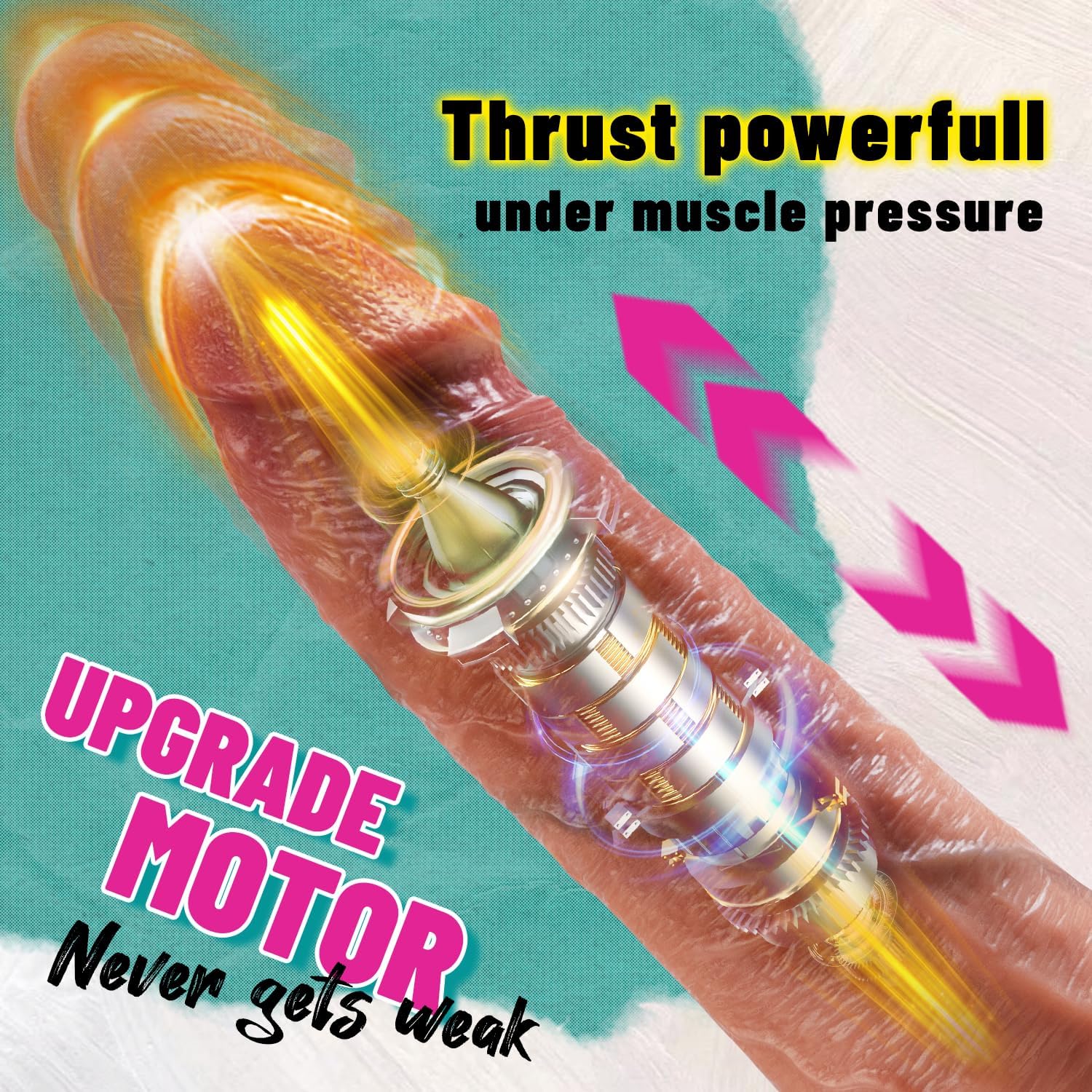 PrimeThrust 10.43" Long Thrusting Vibrating Dildo - Ecos Toys